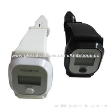 Wristband pedometer watch with step clock and sleeping activity tracker functionNew
